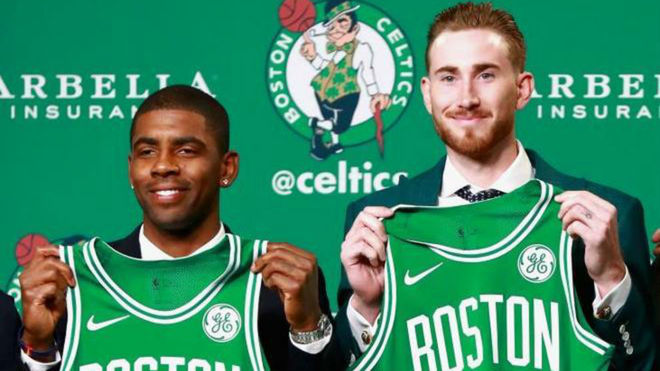 Kyrie Irving y Gordon Hayward, listos para la pretemporada con Celtics