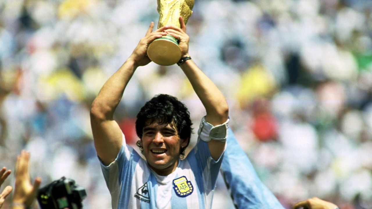 Selección Argentina Diego Maradona el único argentino campeón del