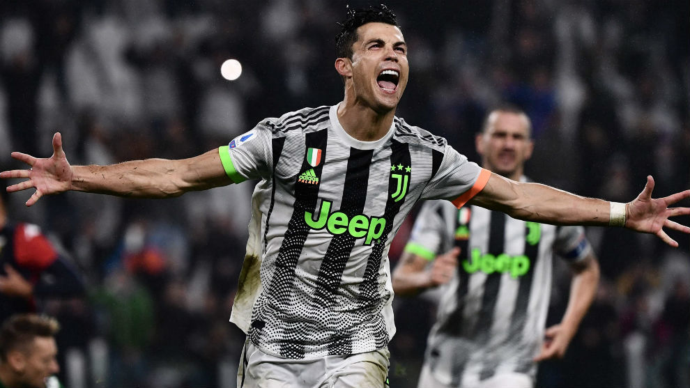 Juventus vs Genoa: Un penal de Cristiano Ronaldo en el 95' evita un