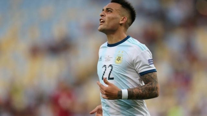 Seleccion Argentina Lautaro Martinez La Duda De Scaloni Para El Amistosos Ante Brasil Marca Claro Argentina