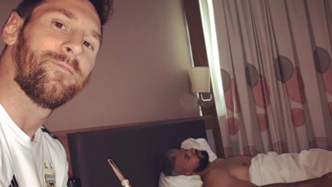 Messi se burló del Messi se burló del