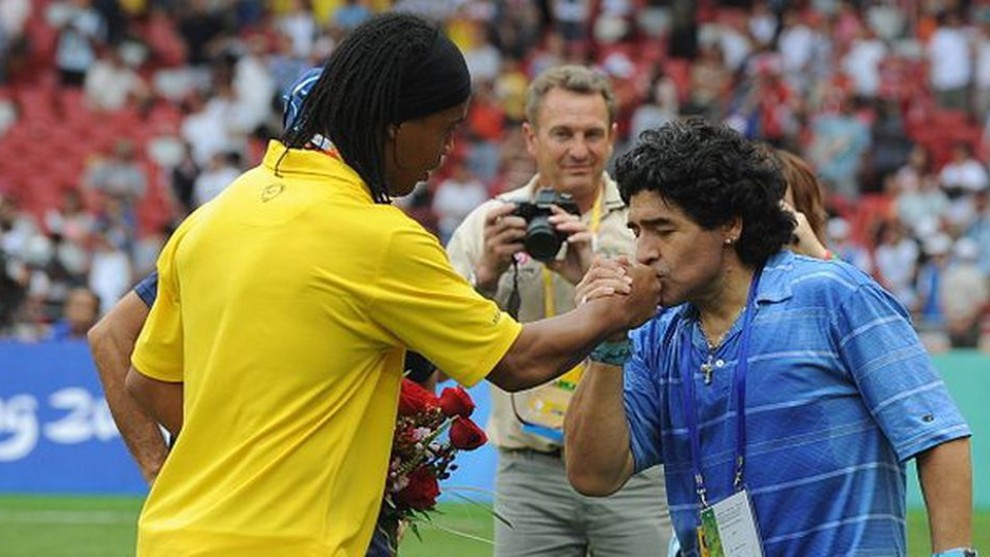 Diego y Ronaldinho.