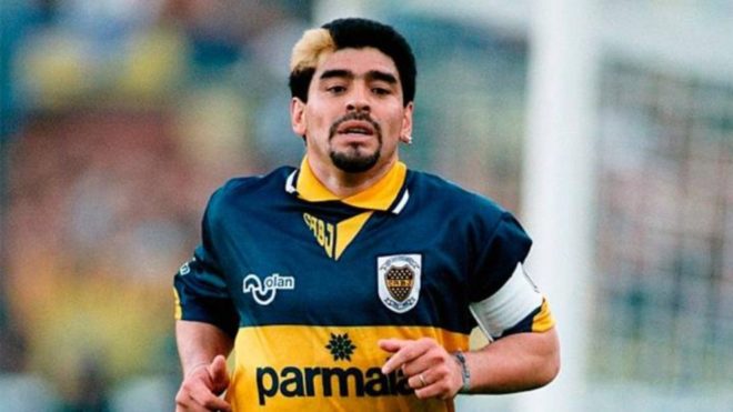 Diego Maradona en Boca.