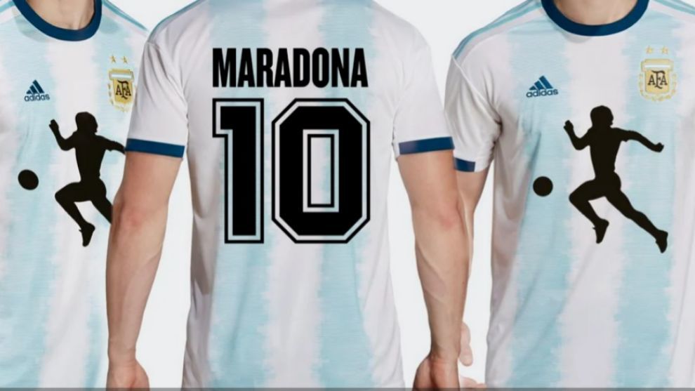 Superliga Argentina: El mejor homenaje de la Liga argentina a Maradona: todos con la misma ...