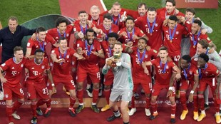 Bayern celebra su último título.