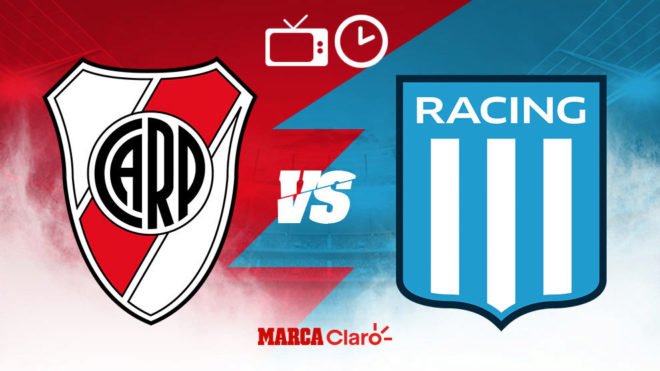 Partidos de Hoy: River vs Racing: Horario y dónde ver hoy en vivo por TV el partido la Supercopa MARCA Claro Argentina