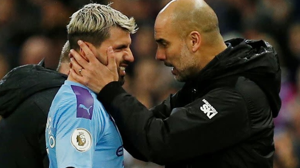 Pep Guardiola se rinde ante el Agüero: "Estoy enamorado del Kun Agüero" |  MARCA Claro Argentina