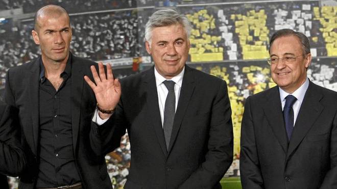 Carlo Ancelotti sucederá a Zinedine Zidane en Real Madrid