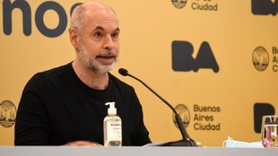 El Jefe de Gobierno Horacio Rodríguez Larreta.
