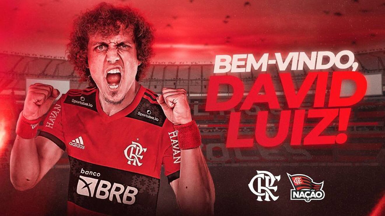 David Luiz, nuevo defensa del Flamengo.