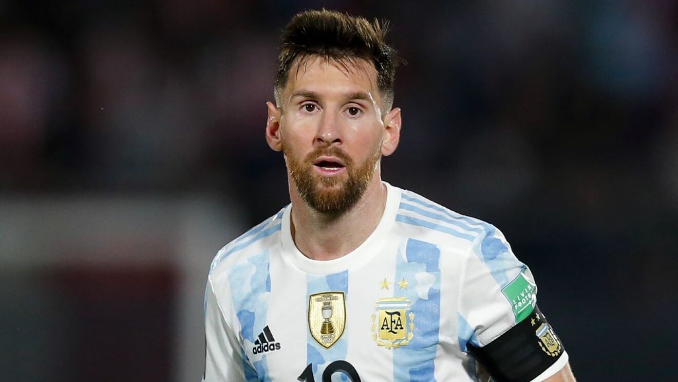 Lionel Messi en un partido con la selección de Argentina.