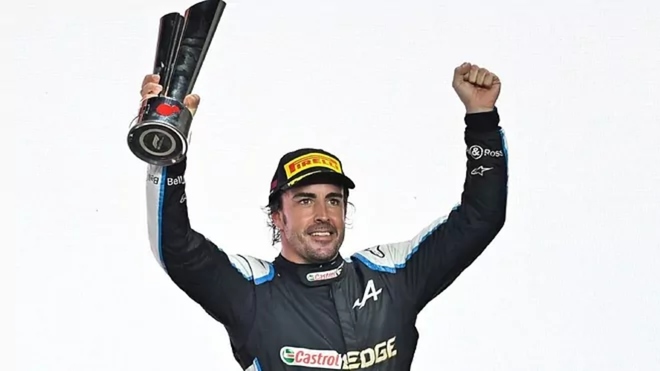 Fernando Alonso fue tercero en Qatar