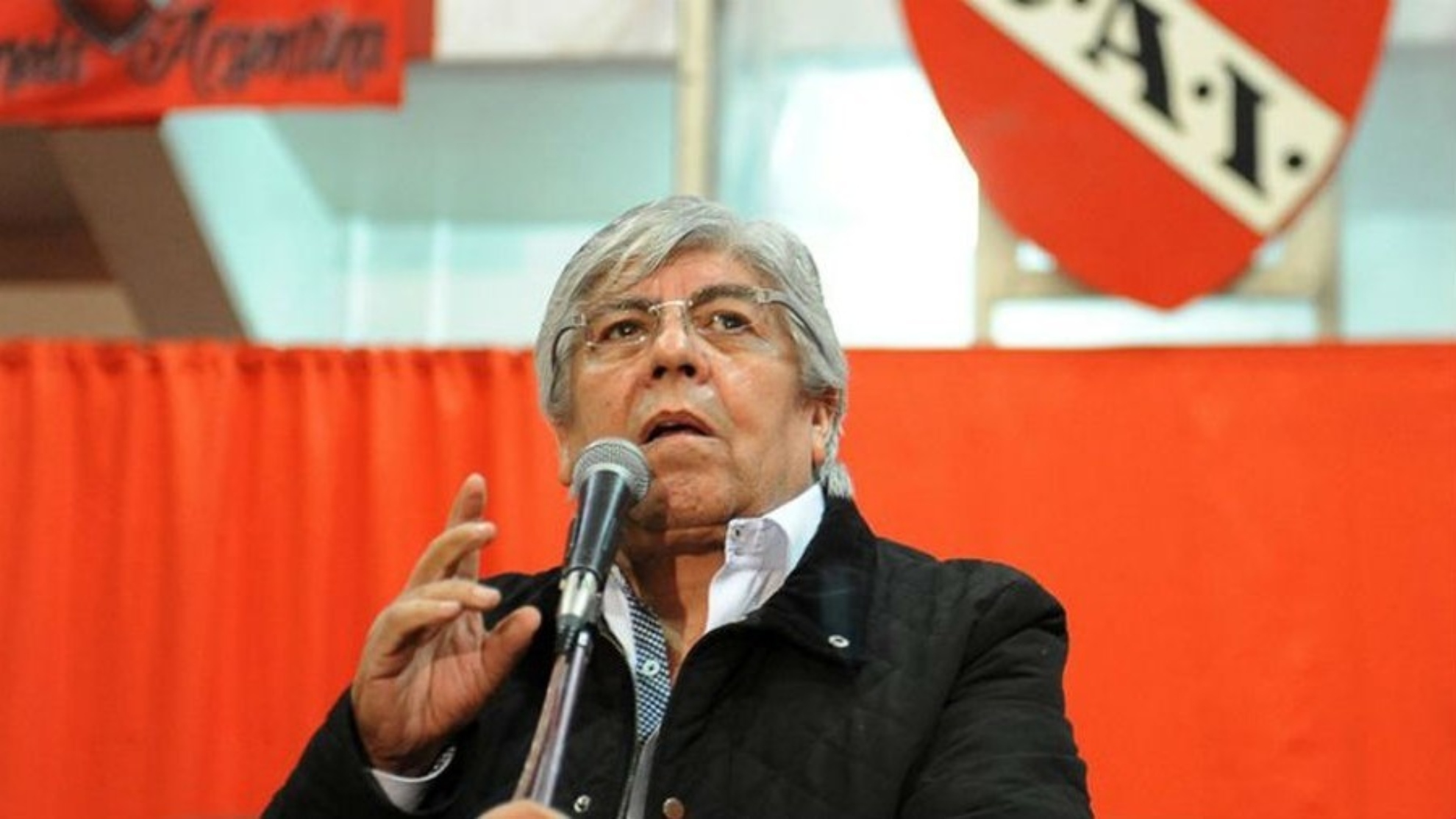 Hugo Moyano, presidente de Independiente.