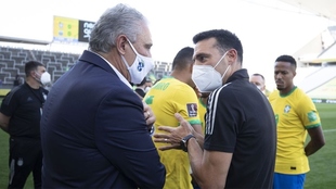 Tite recordó lo sucedido en el Brasil vs Argentina en Eliminatorias