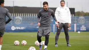 Leo Messi vuelve a los entrenamientos en el PSG