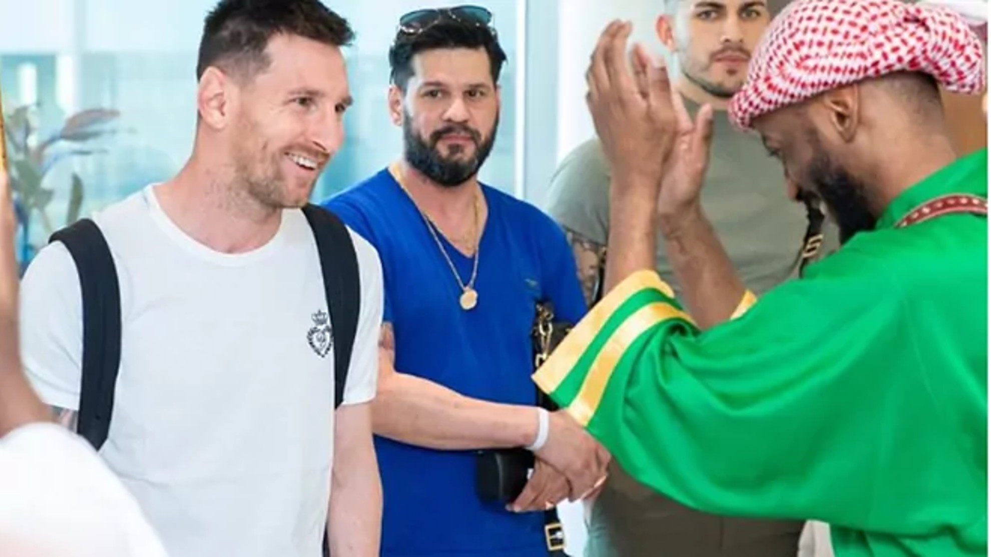 Leo Messi, durante su visita a Arabia Saudí
