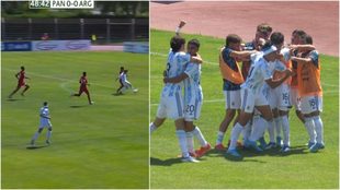 La Selección Argentina Sub 20 ganó a Panamá en el torneo Maurice...