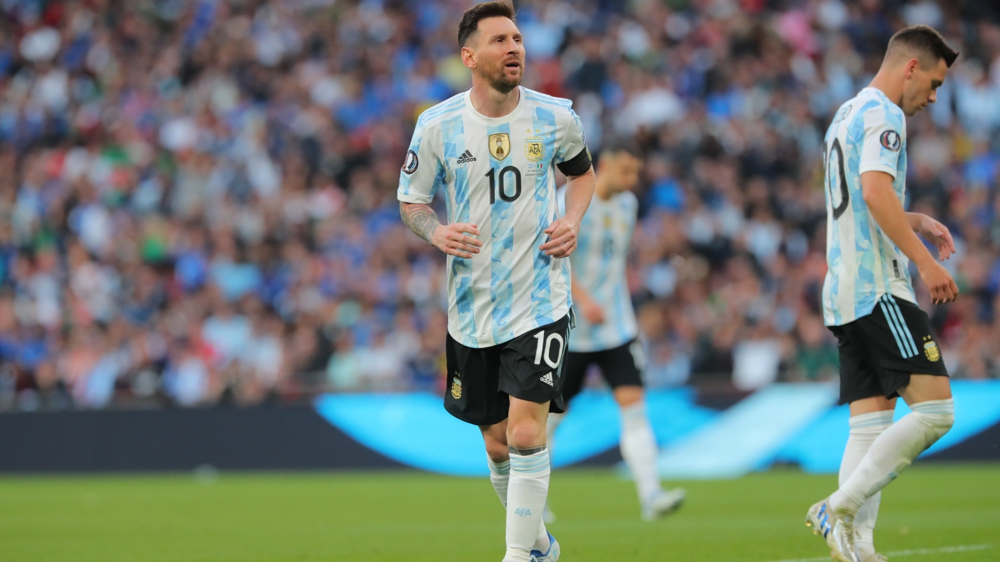 Messi, durante la final.