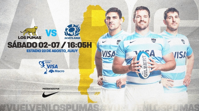 Los Pumas en Jujuy hoy: a qué hora juegan, entradas, historial vs...