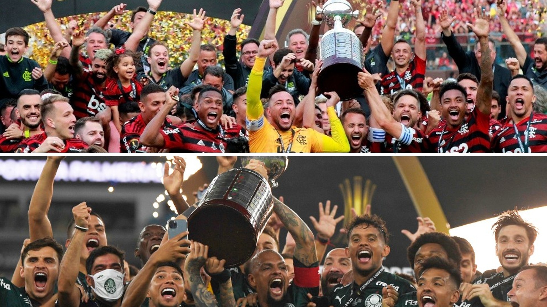 Flamengo y Palmeiras son los últimos campeones de la Copa...