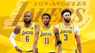 Los Lakers quieren juntar a Irving con Davis y LeBron