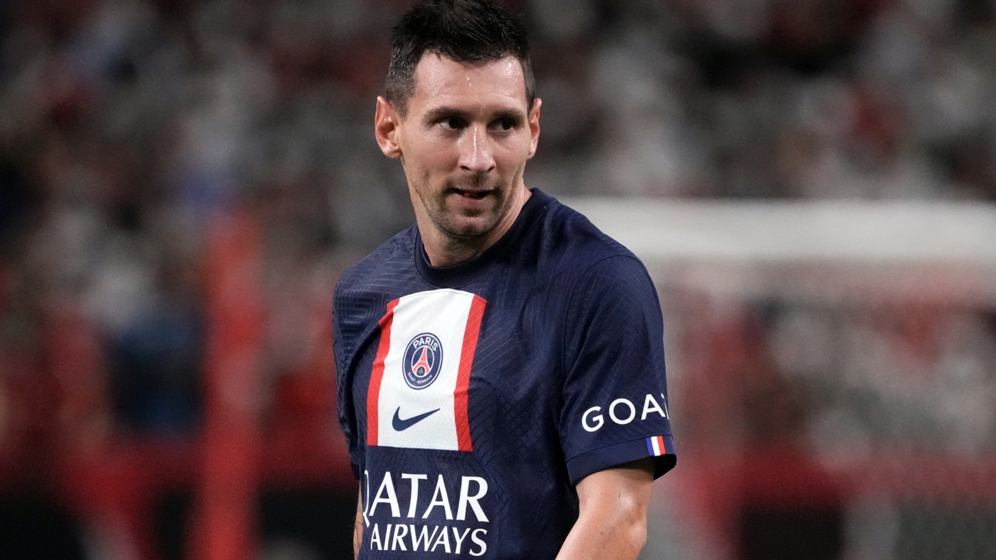 Leo Messi, durante un partido.