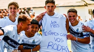 Rodrigo Rodríguez es juvenil de Gimnasia La Plata
