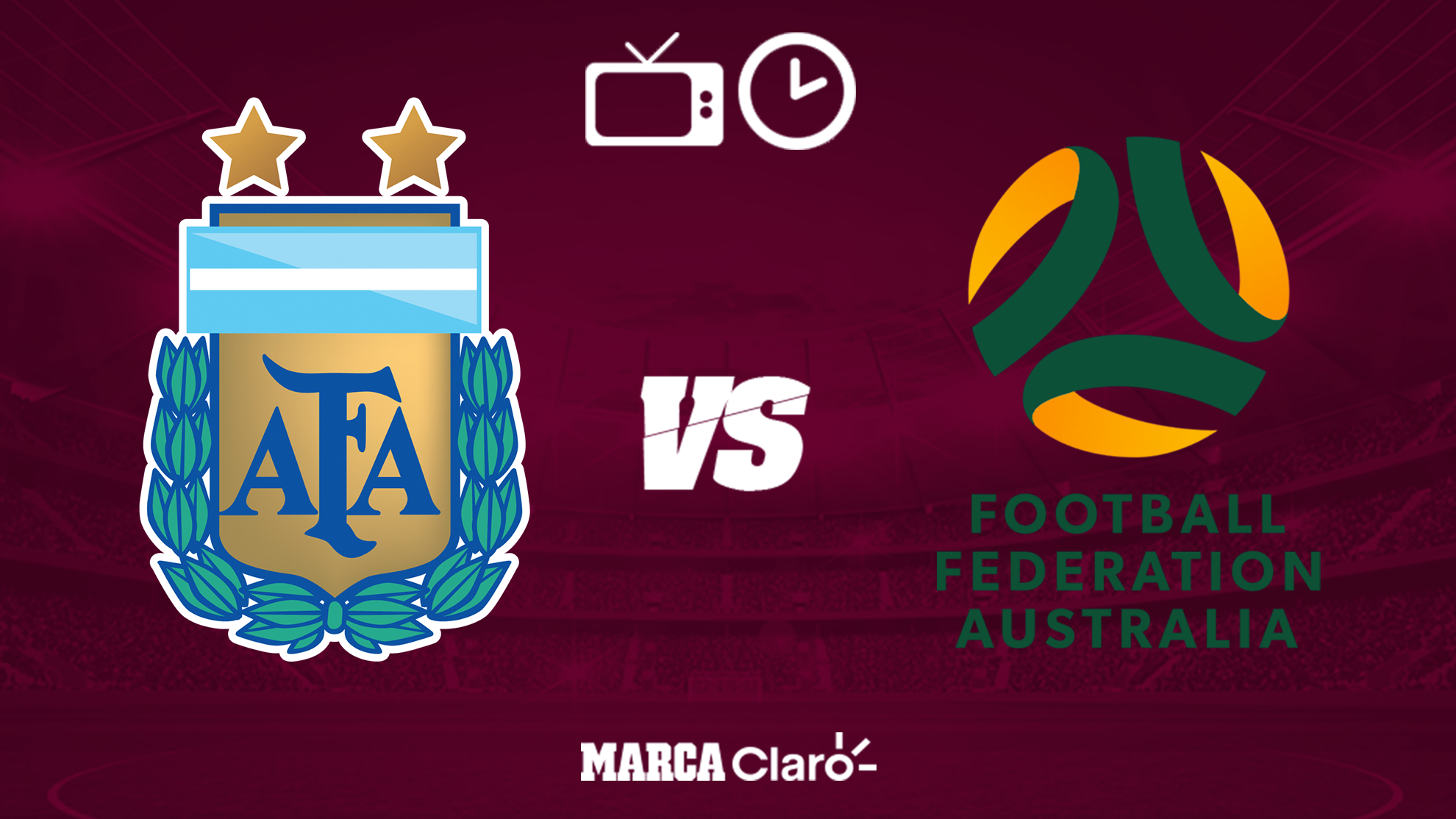 A merced de Justicia dorado Mundial 2022: Argentina vs Australia en vivo: Horario y dónde ver por TV el  partido de octavos de final en Qatar 2022 | MARCA Claro Argentina