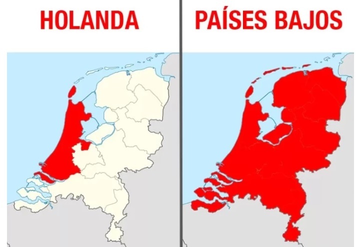 ¿Qué Holanda se llama ahora Países Bajos