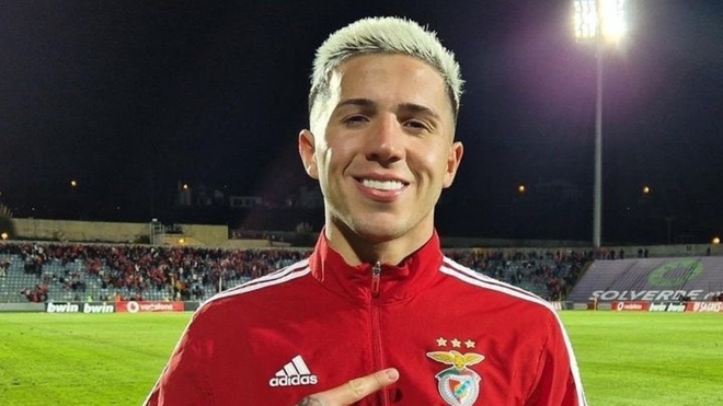 Enzo Fernández, una de las figuras del Benfica