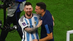 Leo Messi logró ser campeón de la mano de Lionel Scaloni